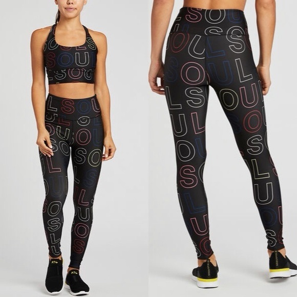 Soul By Soulcycle Logo Print Leggings 